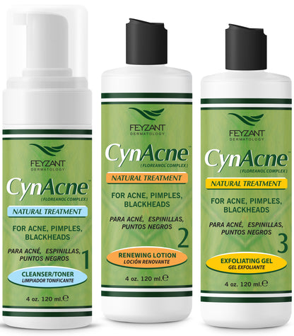 CynAcne Kit: Cleanser + Lotion + Gel