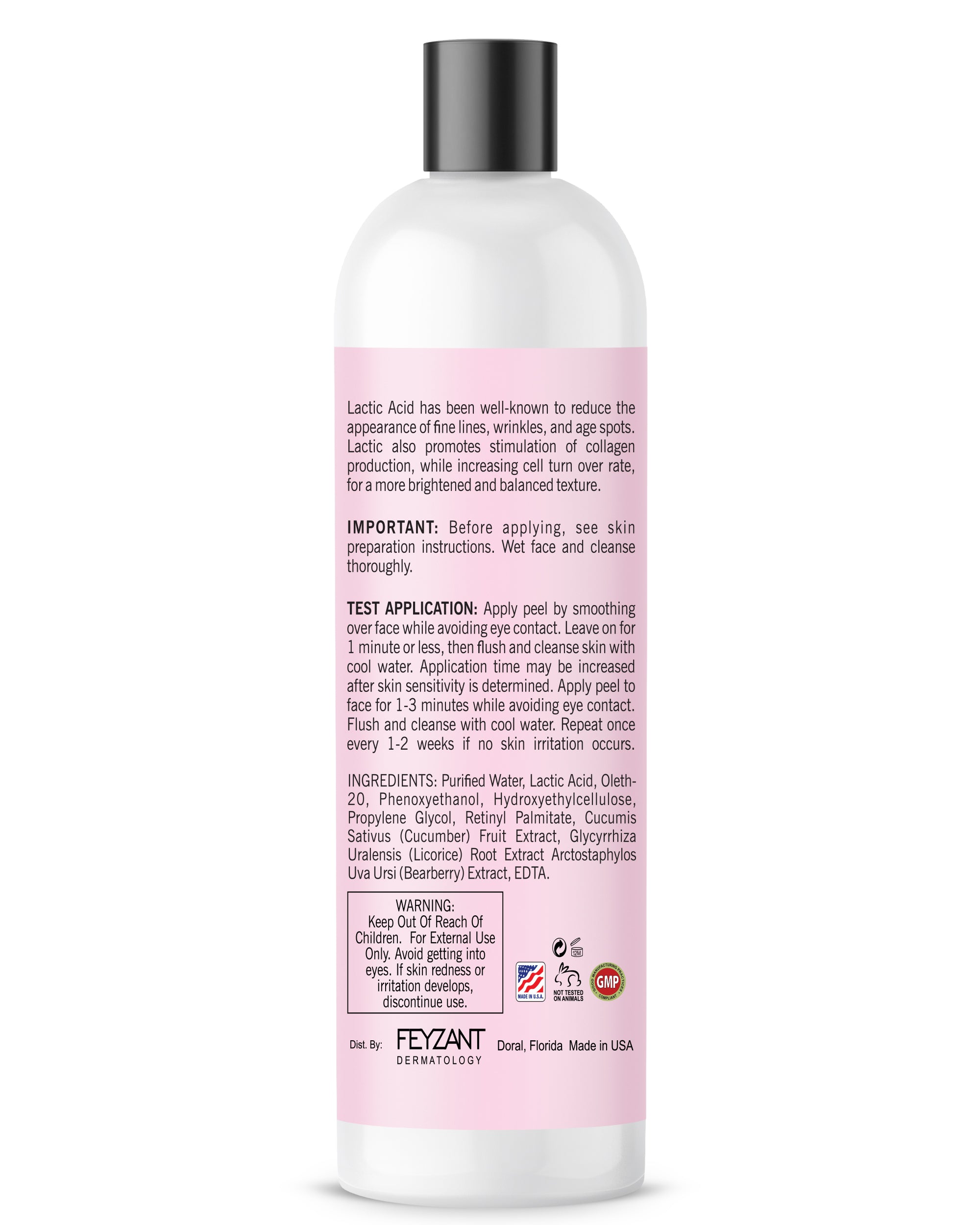 Lactic Acid 80% Standard - 250g - Cosmetic Ingredient By Biorigins